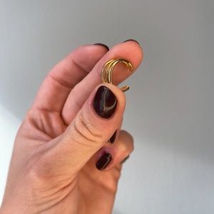 NEW 18k gold filled earring cuff